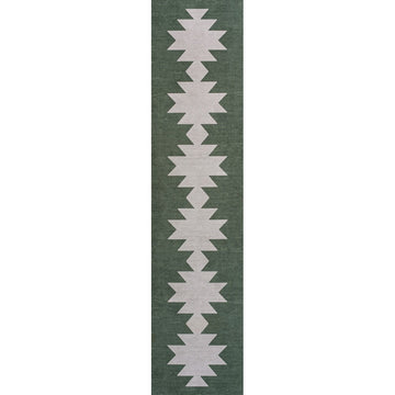 Chayton Minimalist Geometric Machine-washable Area Rug